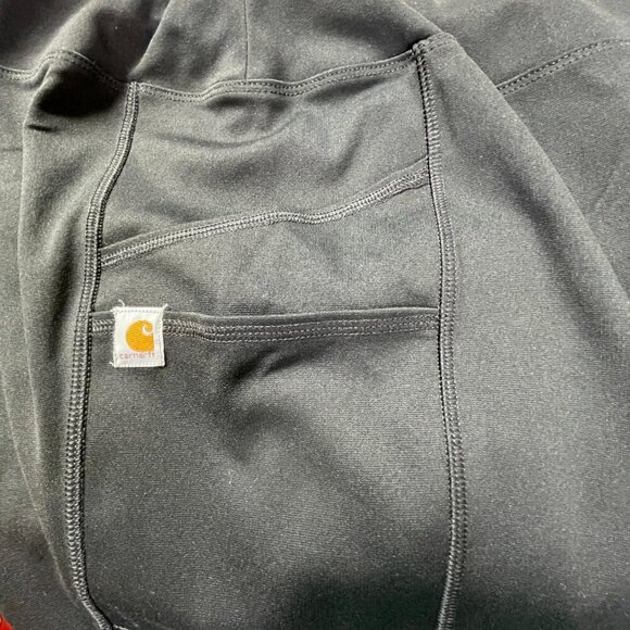 NWOT Carhartt Black Pull-On Stretchy Fitted Ankle Leggings Women's 2X Workwear - Picture 11 of 12